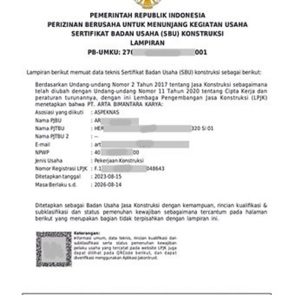 SBU Konstruksi